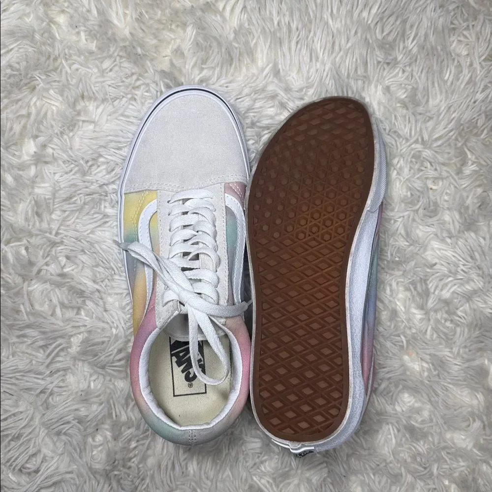 Men's Old School Pastel Rainbow Sneakers